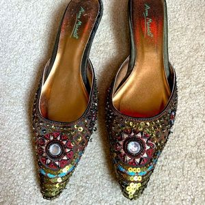 Beaded Slip on shoes